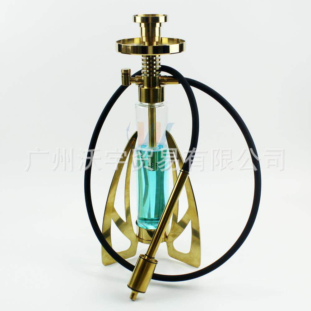 跨境货源阿拉伯水烟304不锈钢水烟壶供应 shisha hookah 水烟配件