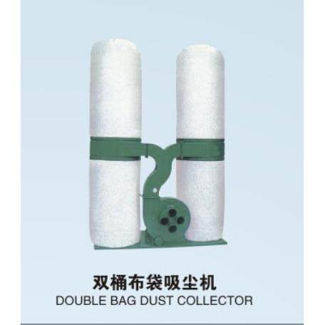 上锐木工集尘器双桶工业机械推台锯吸尘器雕刻机布袋除尘器吸尘机