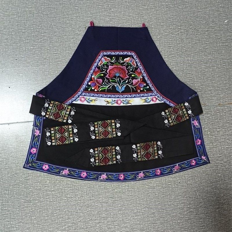 贵州布依族绣花围腰少数民族杜兜少数民族围裙围腰带新款年轻,特色手工艺,苗绣,淘宝优惠券,粉丝福利购,淘宝优惠卷