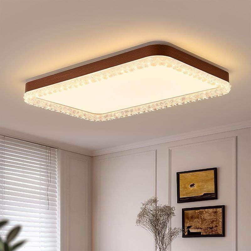 照迎一帘幽梦法式创意吸顶led灯圆形卧室主灯高级感女孩子房间灯