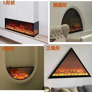 壁炉仿真火假火焰氛围感电子壁炉火焰灯 饰嵌入式 现货美式 壁炉芯装