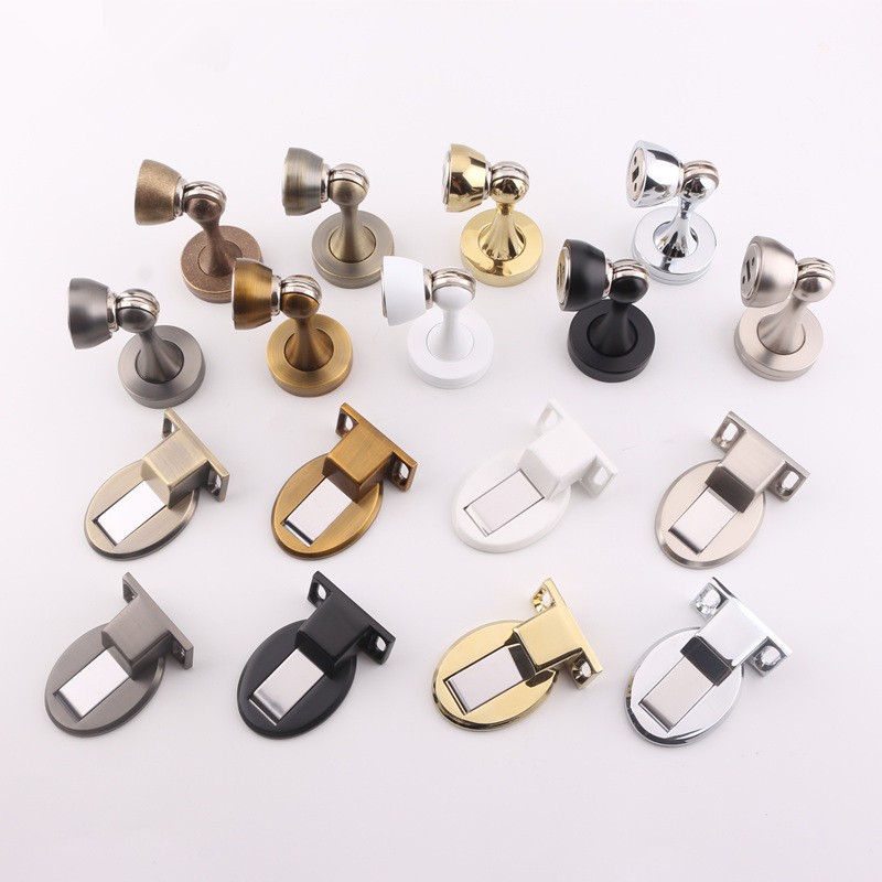 依佰利金色轻奢门吸灰黑色墙吸青古铜地吸不锈钢仿古铜强吸力门碰