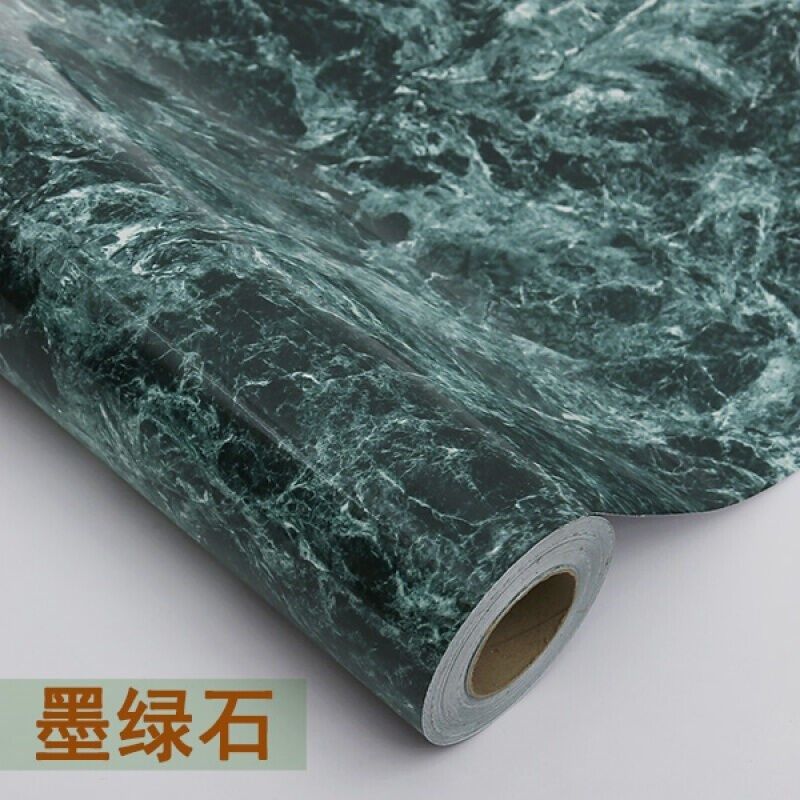 加厚仿大理石卫生间浴室水亮光自粘贴纸厨柜墙贴p桌子 墨绿石,家居饰品,软装墙贴,淘宝优惠券,粉丝福利购,淘宝优惠卷