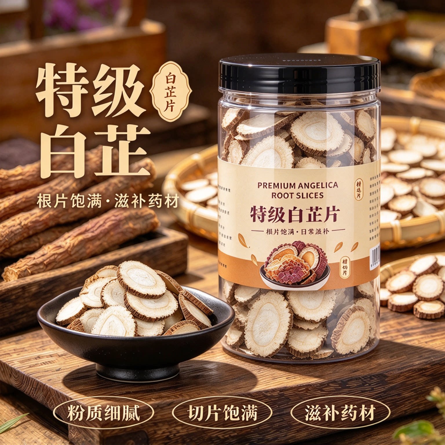 白芷片500克新货火锅香料包邮