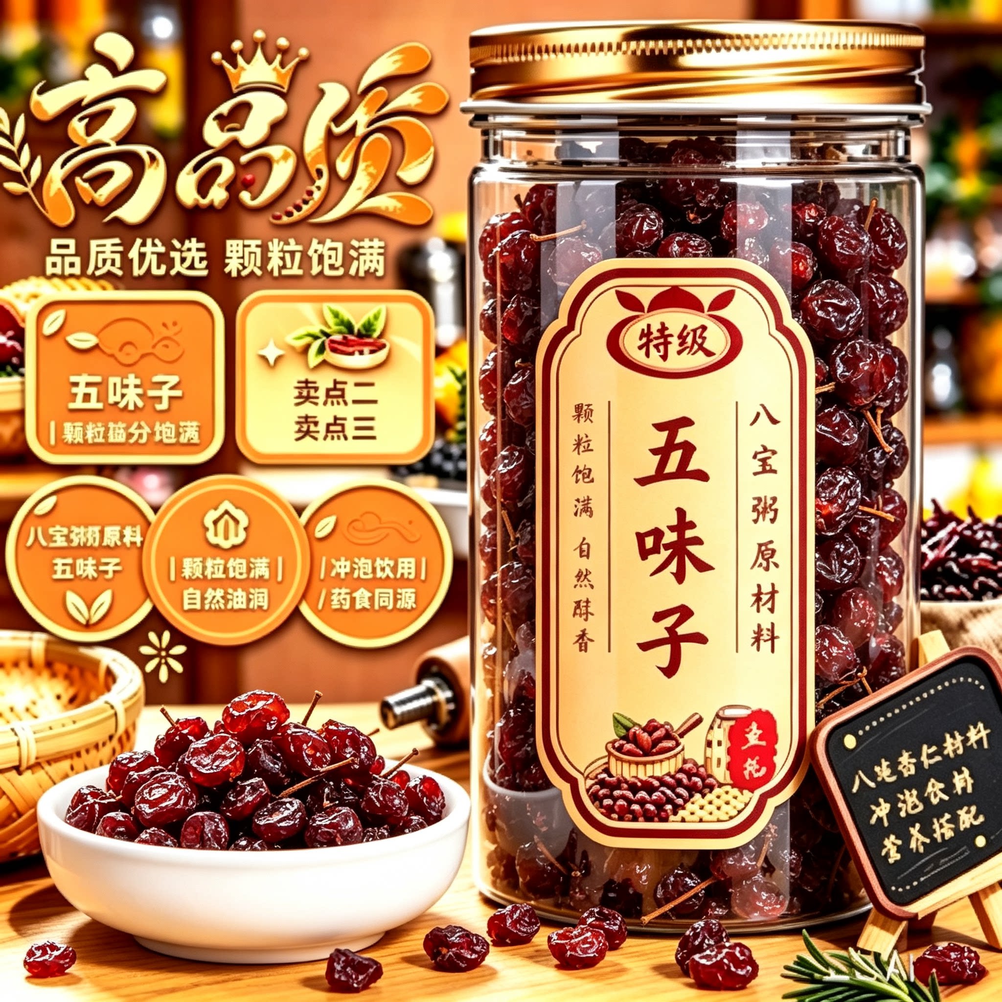 长白山正品五味子新货干货