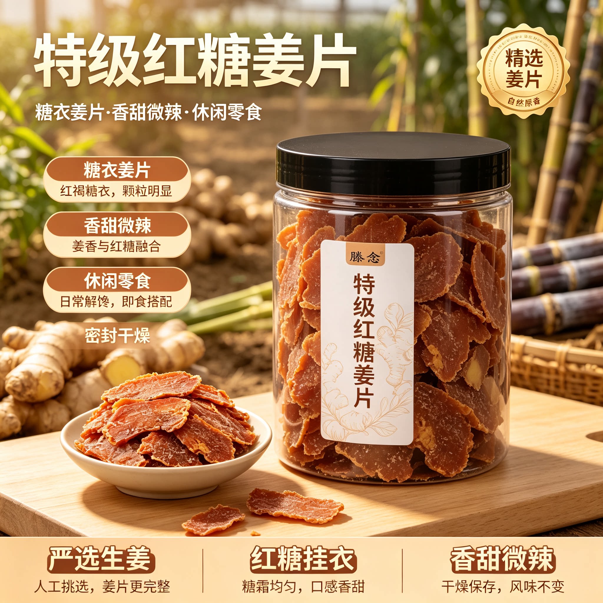 手工红糖姜片即食泡茶官方正品