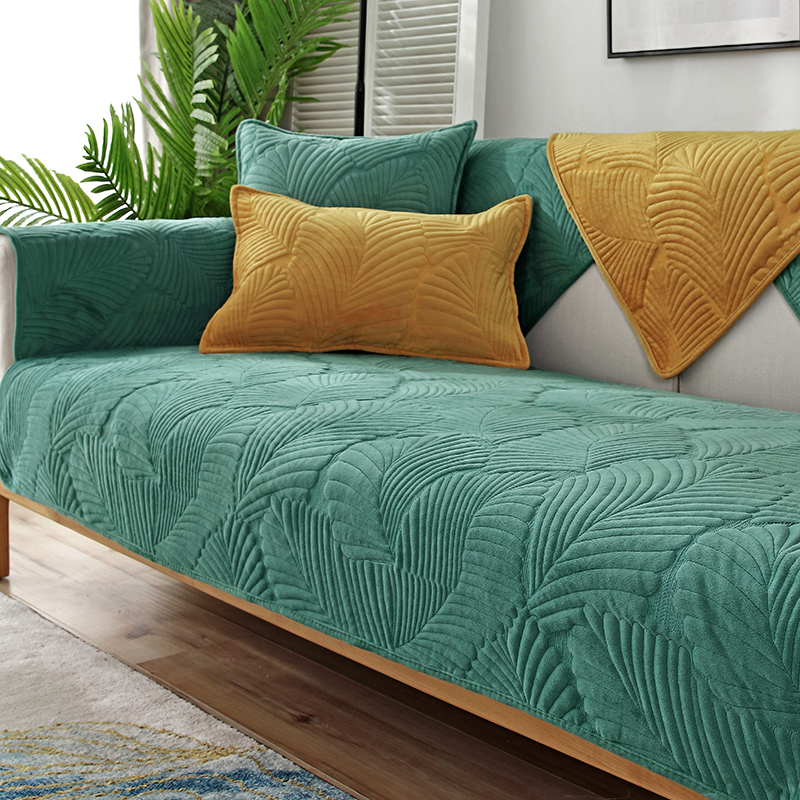 沙发垫简约现冬季短毛绒防滑坐垫四季通用皮沙发套罩盖布巾