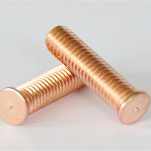 英制,.5寸铁镀铜外螺纹螺丝 铁镀铜焊钉 焊接螺柱植焊钉