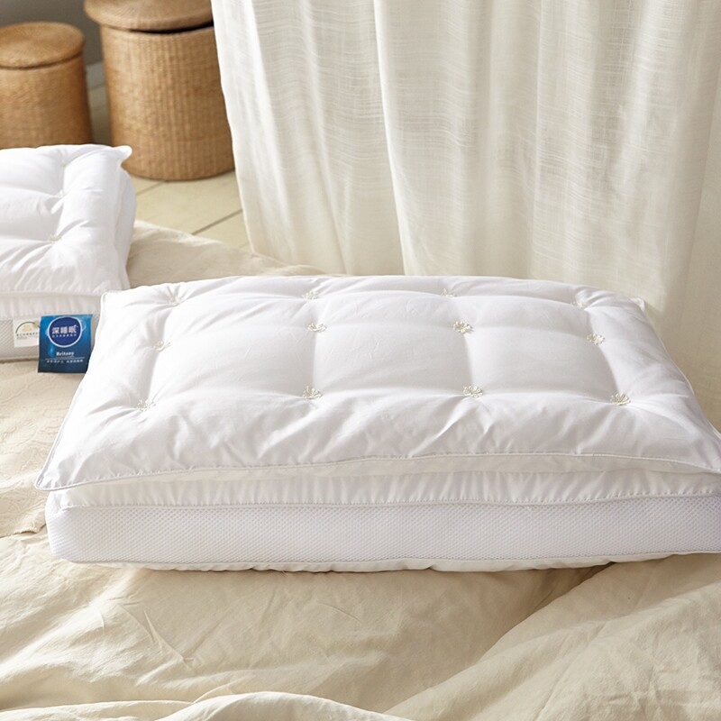 枕头枕芯一对特大号酒店不变形整超柔软助睡眠不塌陷加高加厚高枕