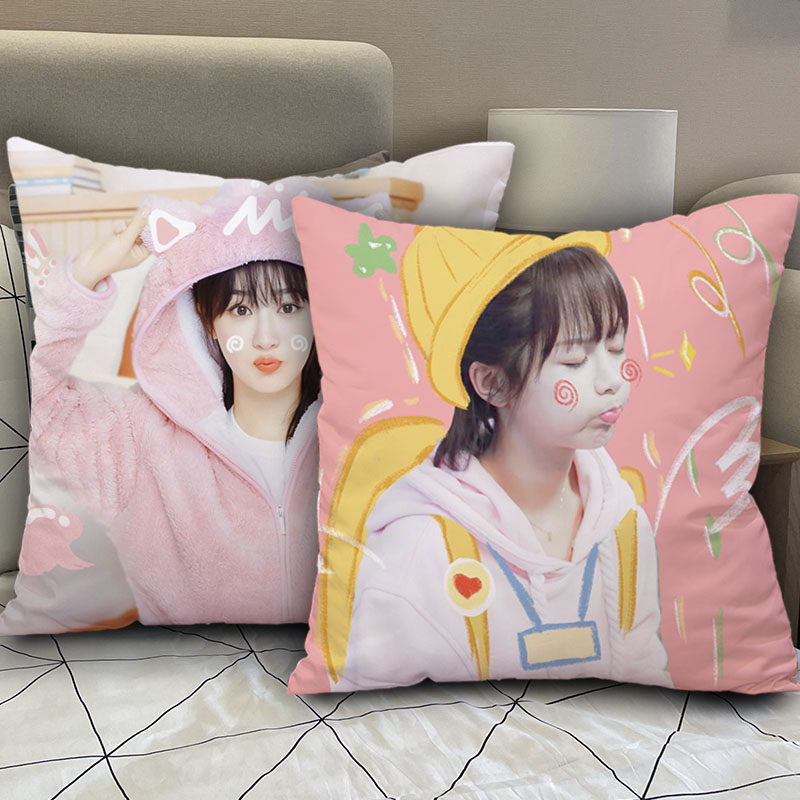 真人diy印照片抱枕杨紫正方形床头靠垫腰靠背午睡趴趴枕来图定制,居家布艺,靠垫/抱枕,淘宝优惠券,粉丝福利购,淘宝优惠卷