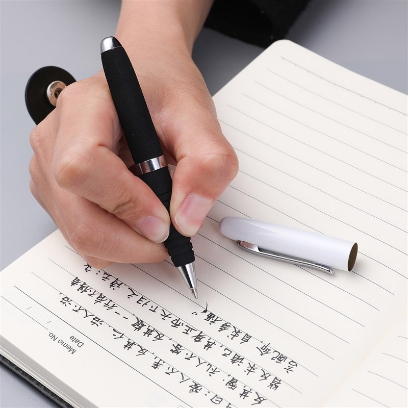 袖珍创意口袋笔商务便携金属签字笔韩版迷你可爱圆珠笔海绵柄油笔