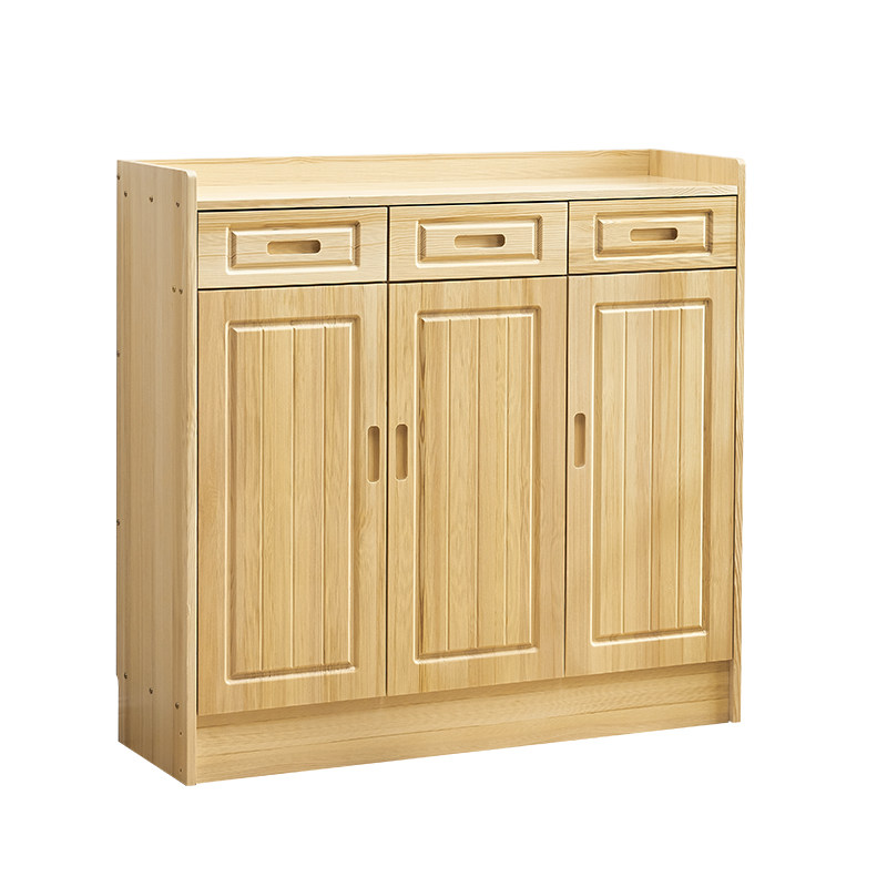 实木松木鞋柜透气多层大容量门口玄关柜家用进门门厅带抽屉储物柜