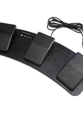 USB三位脚踏开关脚踏开关游戏脚踏开关FS3位直开关