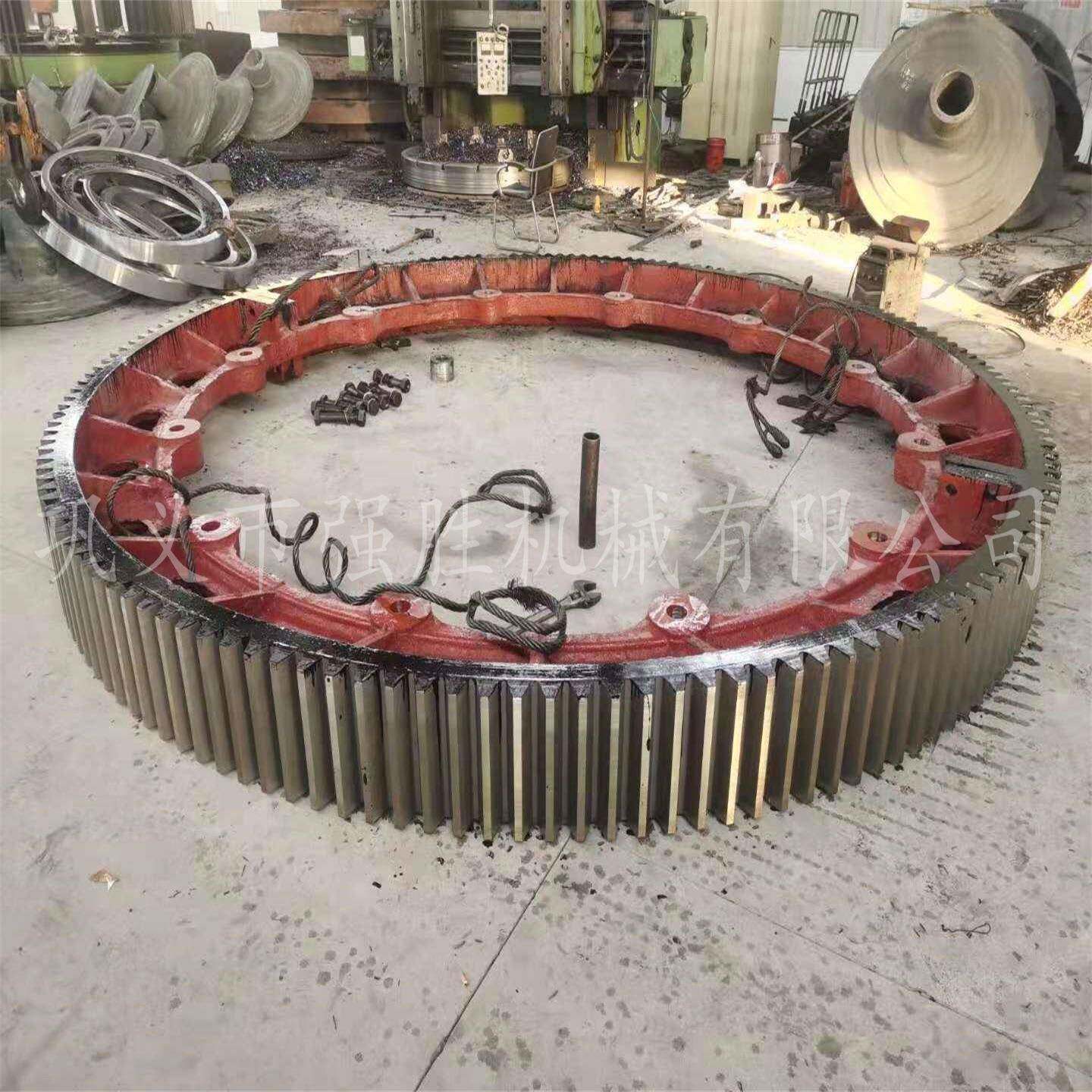 铸钢φ2.4X40米回转窑大齿圈快速交货φ2.4回转窑大齿轮