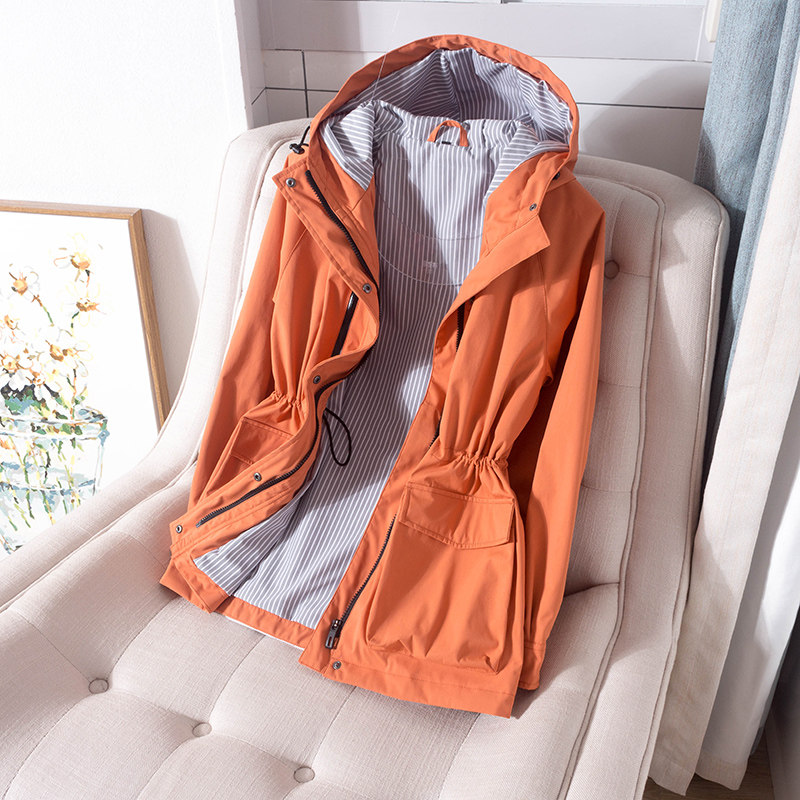 2021早春!颜色美面料挺括 户外防水防风衣连帽中长冲锋衣女风衣,户外/登山/野营/旅行用品,冲锋衣,淘宝优惠券,粉丝福利购,淘宝优惠卷