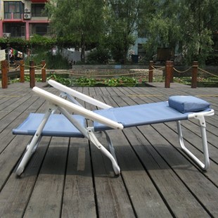 折叠躺椅 午休午睡床 斜靠背椅子 可调节懒人休闲便携沙滩椅