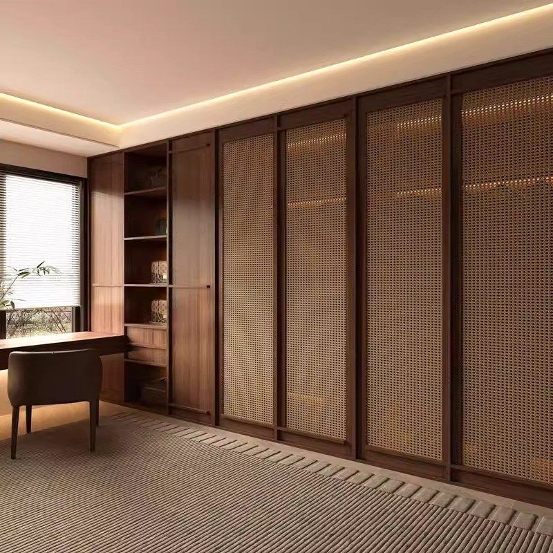 北欧黑胡桃木全实木衣柜衣橱推拉门原木家用卧室衣帽间收纳柜定制,住宅家具,自由组合衣柜,淘宝优惠券,粉丝福利购,淘宝优惠卷