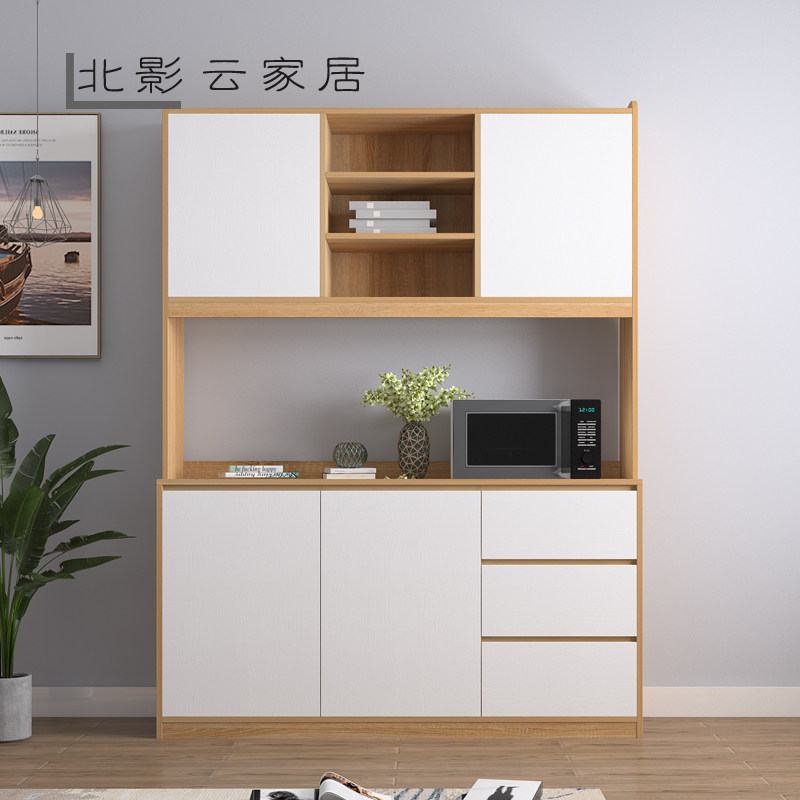 省空间餐边柜现代简约实木北欧小户型储物柜餐厅客厅多功能茶碗柜,住宅家具,餐边柜,淘宝优惠券,粉丝福利购,淘宝优惠卷