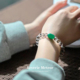 天然茶晶绿玛瑙手串女东陵玉手链简约时尚 小众百搭首饰个性 礼物