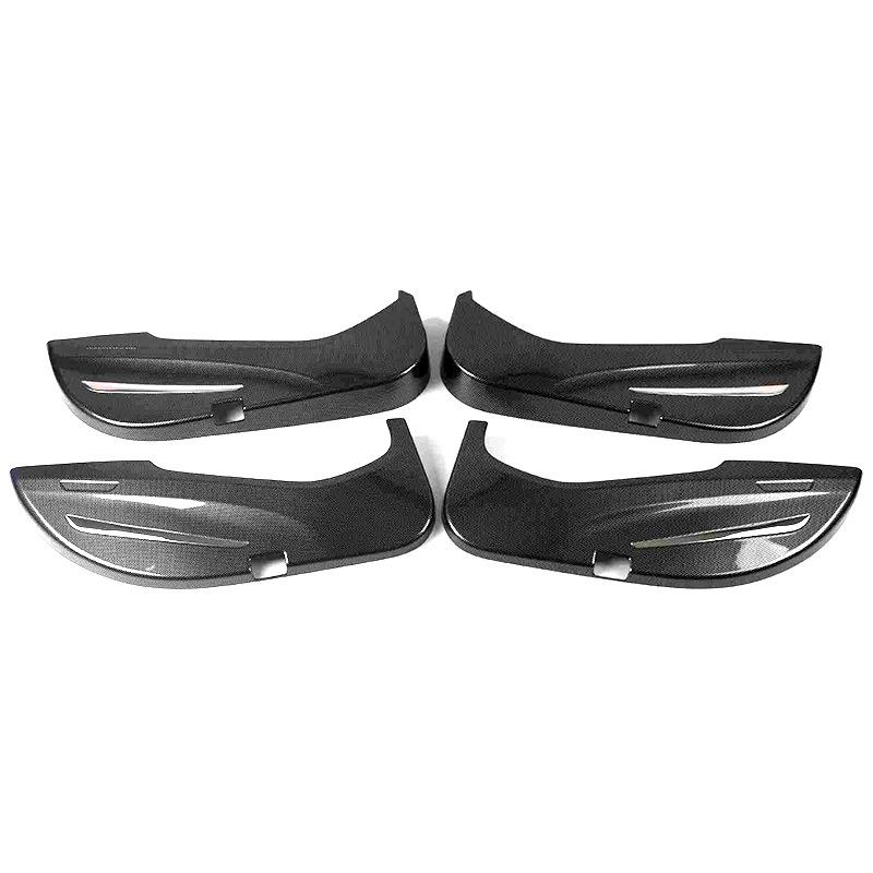 适用于16-23款奔驰E级车门防踢保护板车门防踢保护垫内饰改装件