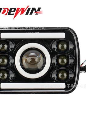 现货牧马人车灯七寸方灯改装头灯H型工作灯前大灯汽车led大灯