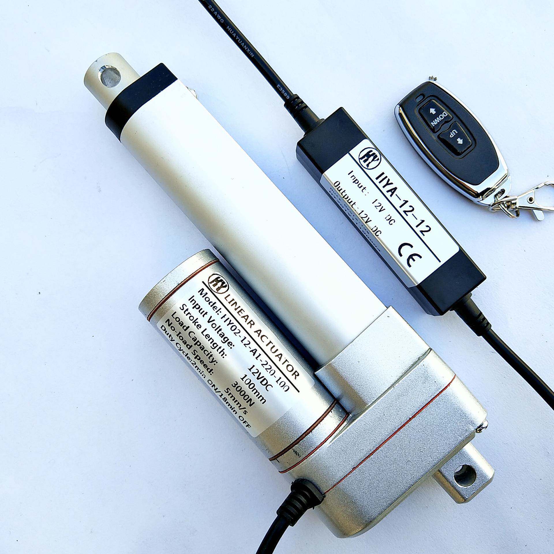 HY02大推力微型电动推杆有刷直流电动机升降机伸缩杆