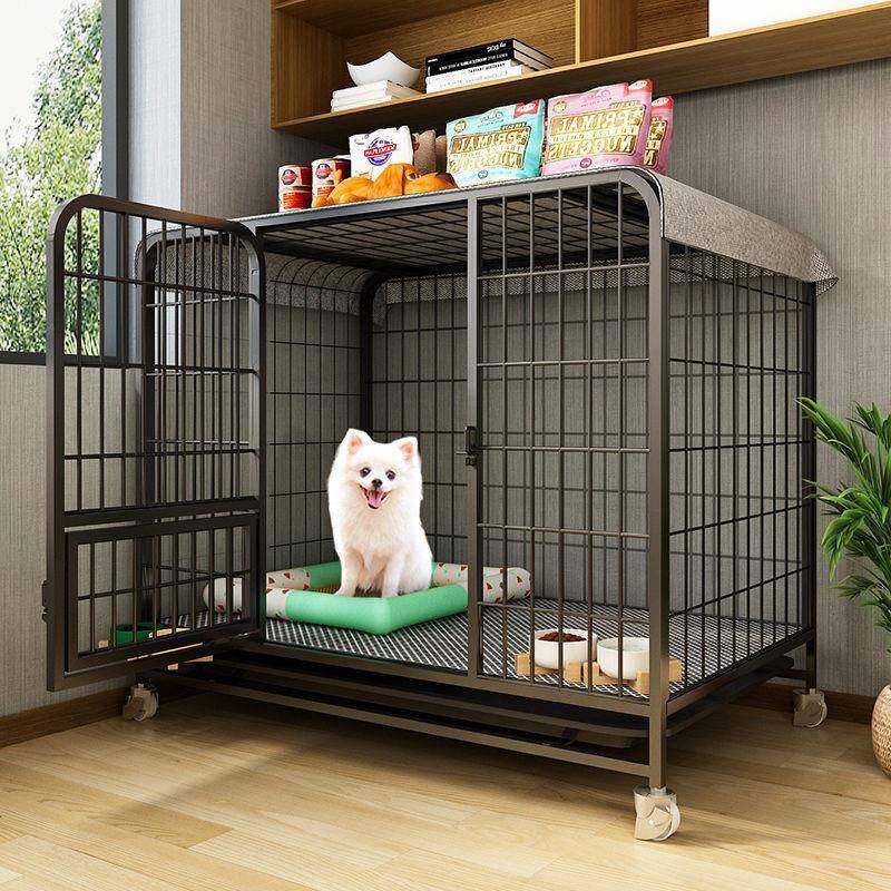 狗笼子小型犬中型犬室内带厕所泰迪专用柯基博美狗窝狗屋