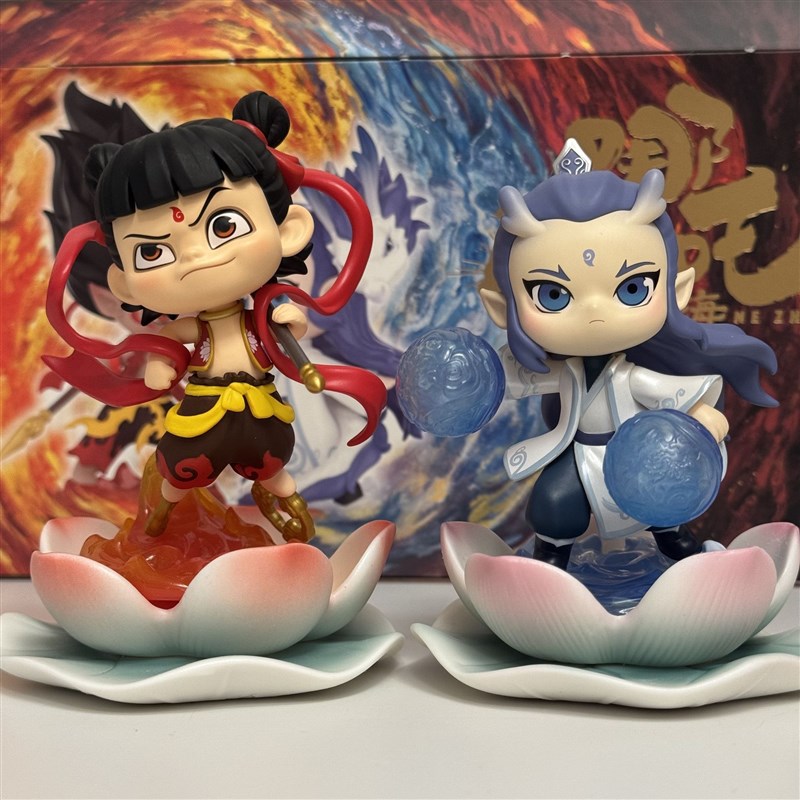 哪吒敖丙陶瓷莲花底座创意周边装饰品手办盲盒配饰摆件