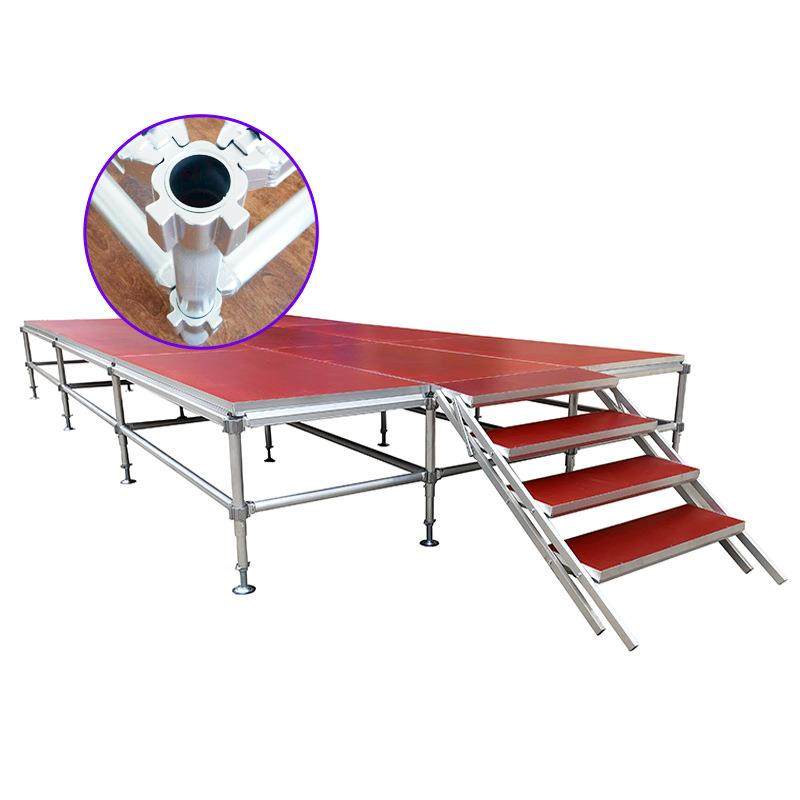 无锡舞台铝合金t台婚庆钢铁雷亚活动可升降金属演出可升降设计