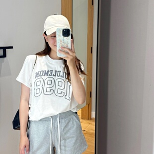 Lululemon Relaxed-Fit Cotton Jersey Tee Graphic短袖