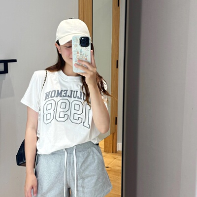 Lululemon Relaxed-Fit Cotton Jersey Tee Graphic短袖