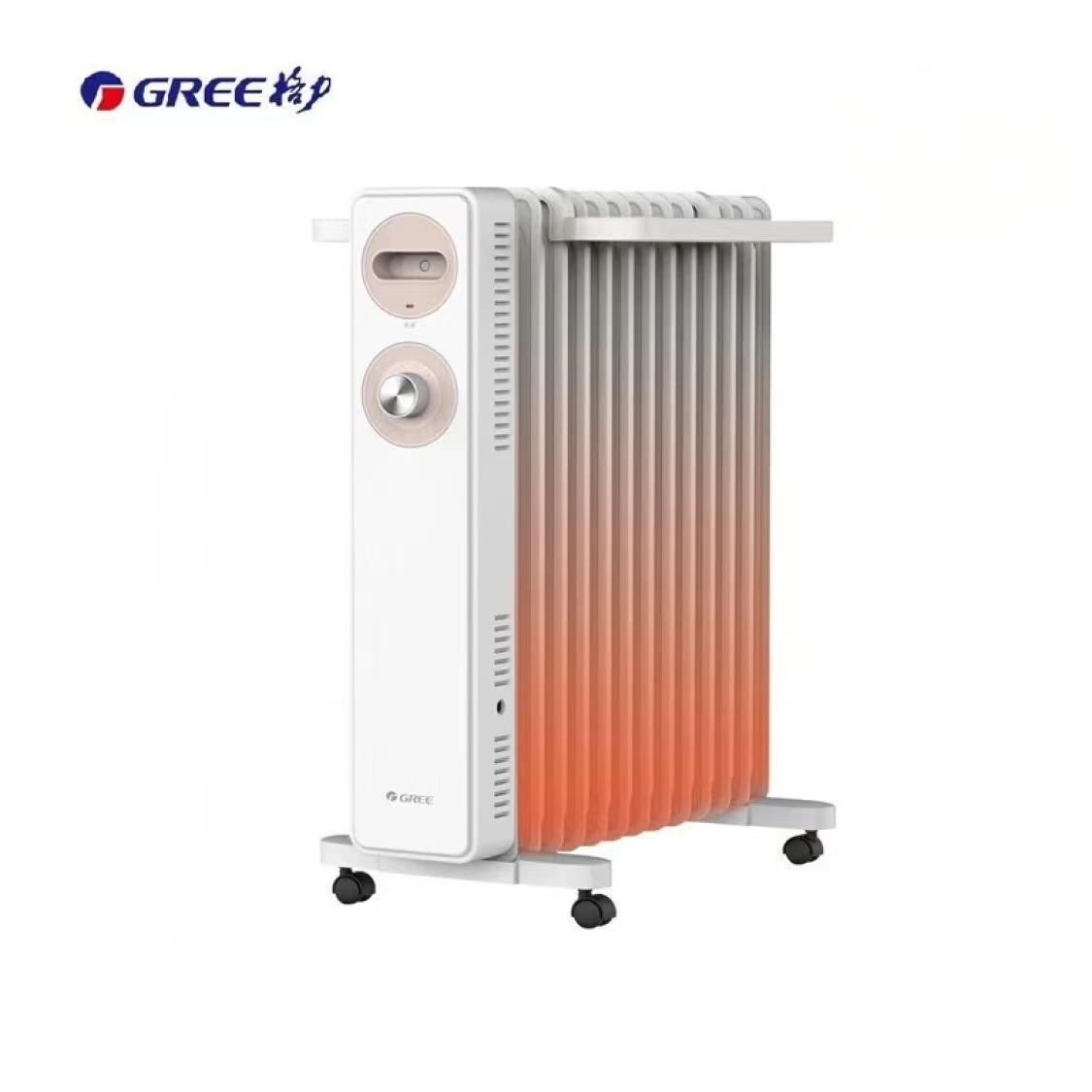 格.力电油汀NDY22-S6022家用电暖器13片恒温速热电暖气卧室取暖器