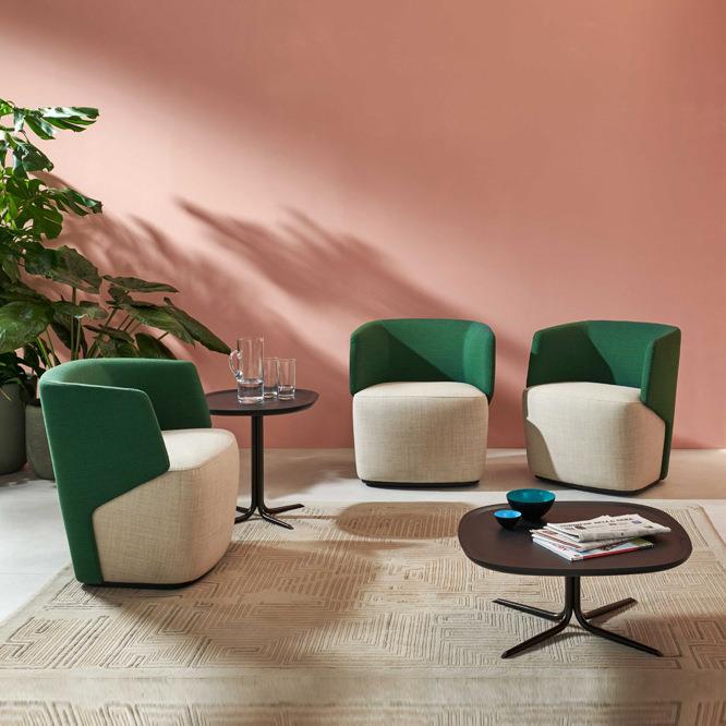 办公室洽谈接待会客区现代简约创意休闲沙发茶几组合前台商务等候