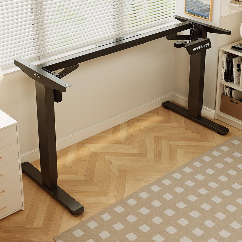 电动升降桌架支架双电机电脑升降桌腿铁架自动升降倒装升降桌配件