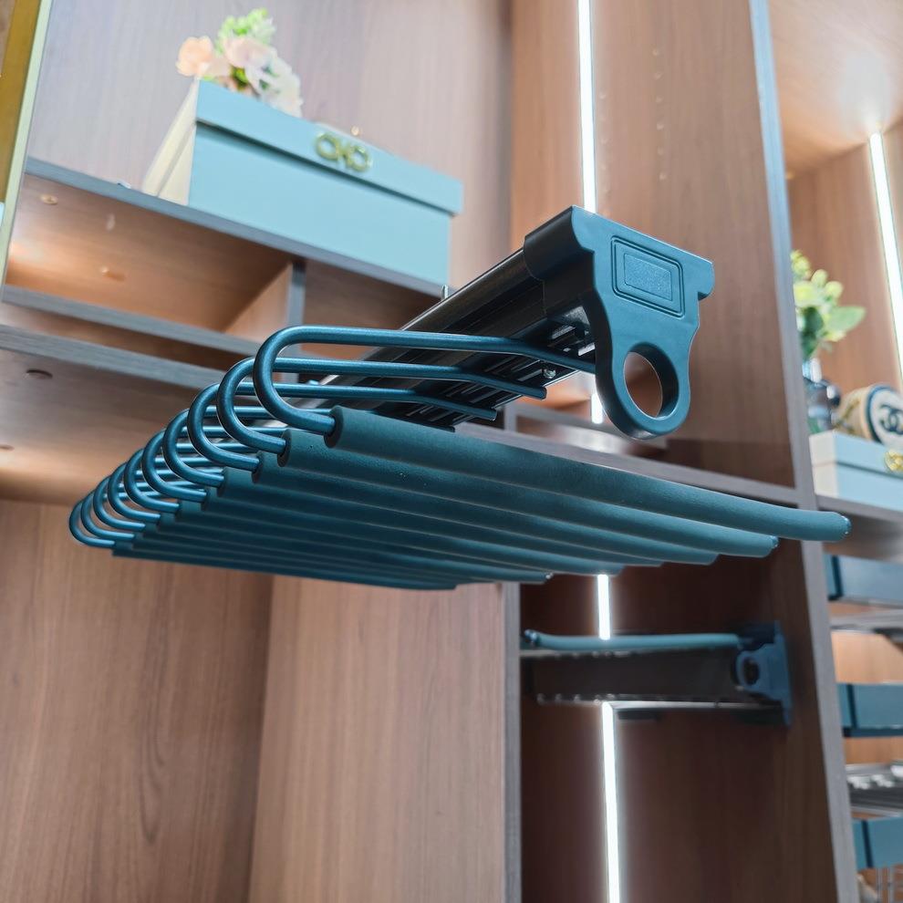 RMS现货衣柜收纳伸缩裤架西裤架顶装防滑裤裤管裤条裤抽