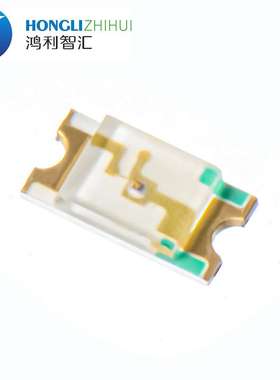 鸿利1206(3216)蓝色2.6V-3.4V 20mA 460nm-470nm仪表 指示灯蓝光