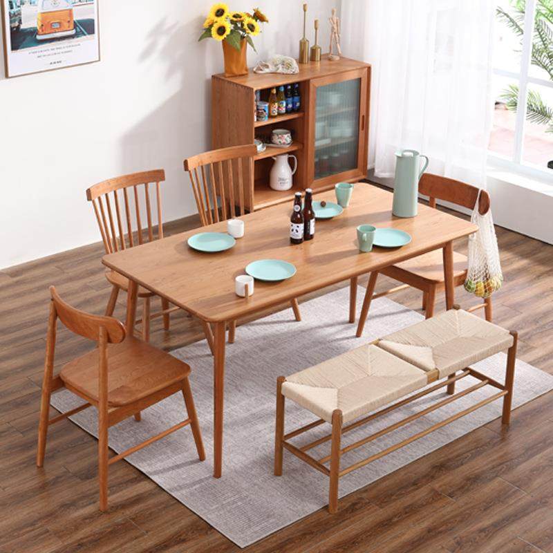 樱桃木实木餐桌餐椅韩式餐桌北欧风格奶油风简约大方实用,鲜花速递/花卉仿真/绿植园艺,割草机/草坪机,淘宝优惠券,粉丝福利购,淘宝优惠卷