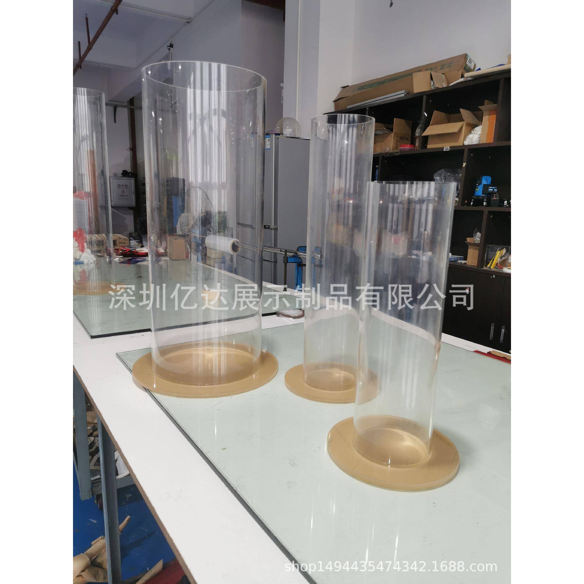 透明亚克力有机玻璃管渐变彩色亚克力空心圆管直径可定