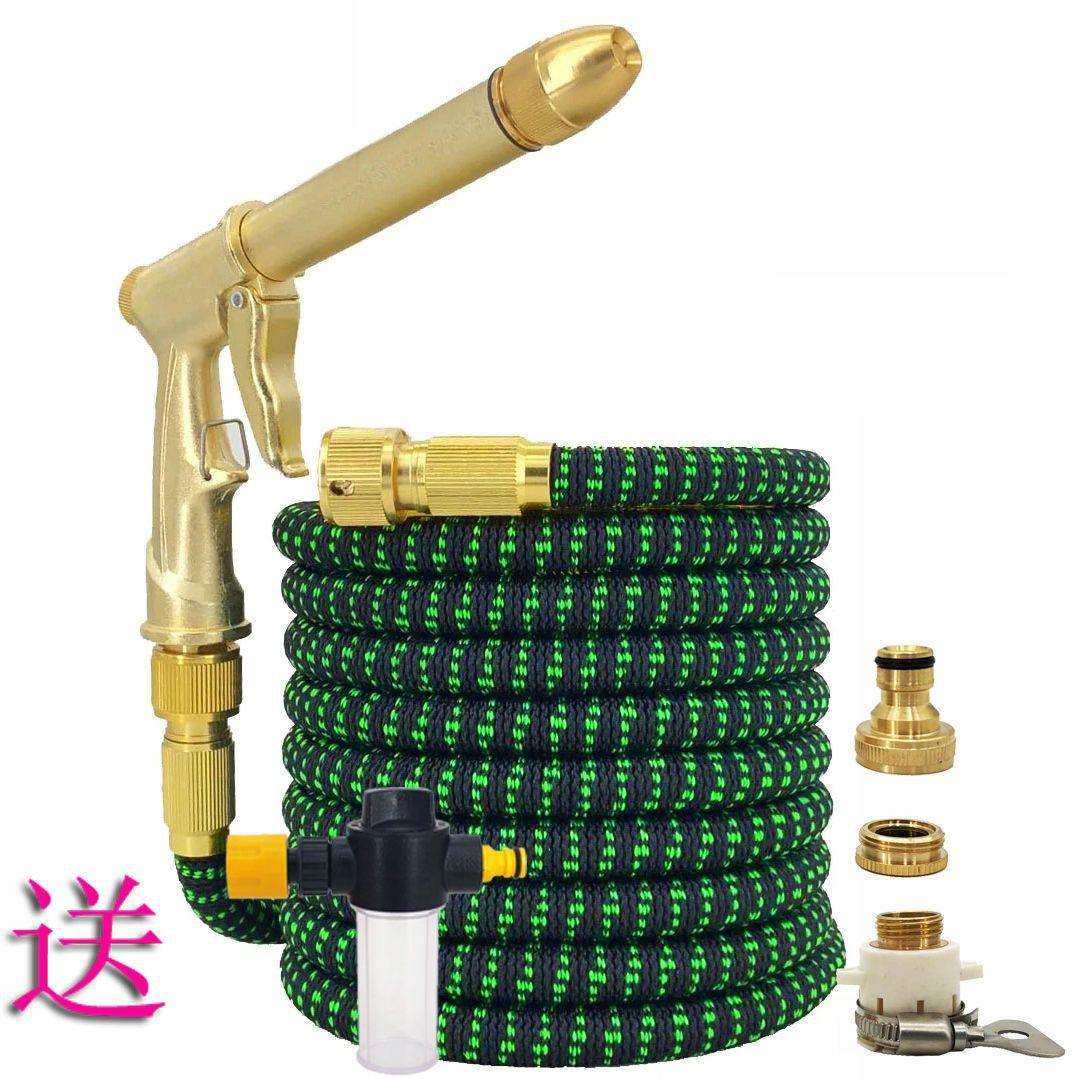 新款高压家用洗车水枪水管软管花园伸缩清洁浇花喷头工具套装其它