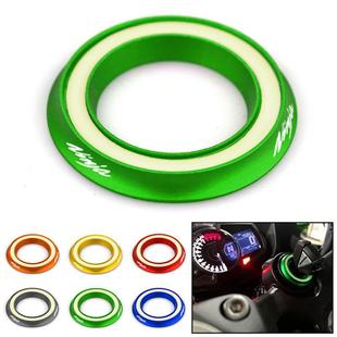 适用于忍者NINJA250300400Z400改装 夜光点火钥匙孔圈盖打火圈