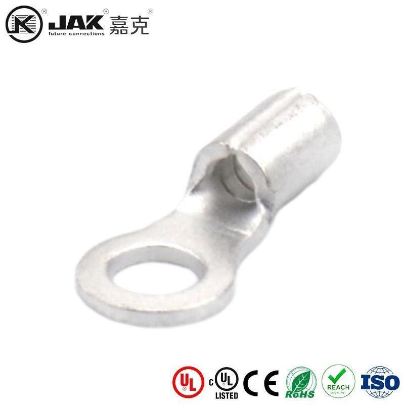 RNB2-3圆形冷压裸端子M3螺口OT线鼻裸端头国标紫铜有认证KST