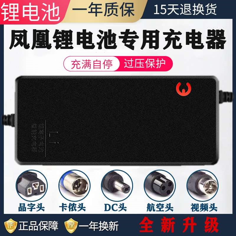 新款凤凰折叠电动车锂电池充电器48V锂离子54.6V2A代驾自行车