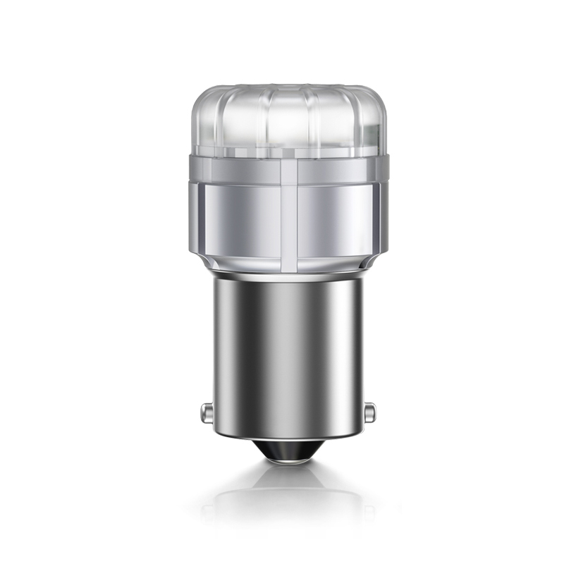 12V踏板摩托车led刹车尾灯歪斜角短款转向灯泡防频闪电动车改装