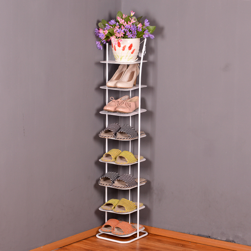 欧式铁艺鞋架经济型家用多层收纳鞋柜客厅宿舍防尘小鞋架简易鞋架