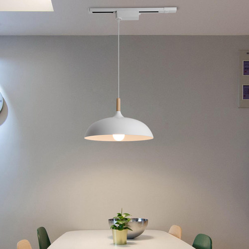 北欧可移位吊灯轨道简约书房岛台餐厅吧台餐桌摇臂伸缩吊灯