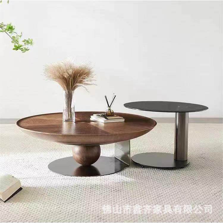 意式圆形茶几高级感客厅轻奢现代极简设计师款小众创意小户型,鲜花速递/花卉仿真/绿植园艺,割草机/草坪机,淘宝优惠券,粉丝福利购,淘宝优惠卷