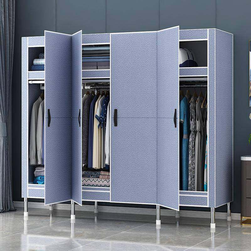 钢架简易衣柜家用卧室磁吸门衣柜宿舍出租房多层落地衣橱收纳柜子,鲜花速递/花卉仿真/绿植园艺,割草机/草坪机,淘宝优惠券,粉丝福利购,淘宝优惠卷
