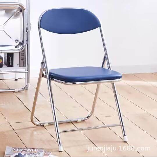 简易凳子靠背椅便携办公椅会议椅家用折叠椅电脑椅餐椅宿舍椅子