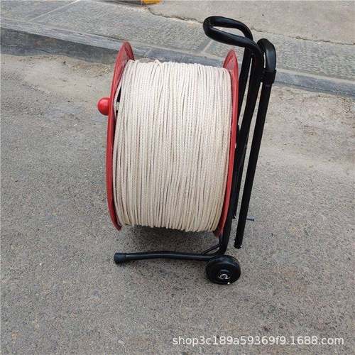 多功能荧光导向绳1000米引路绳推车式矿用防火发光引路线