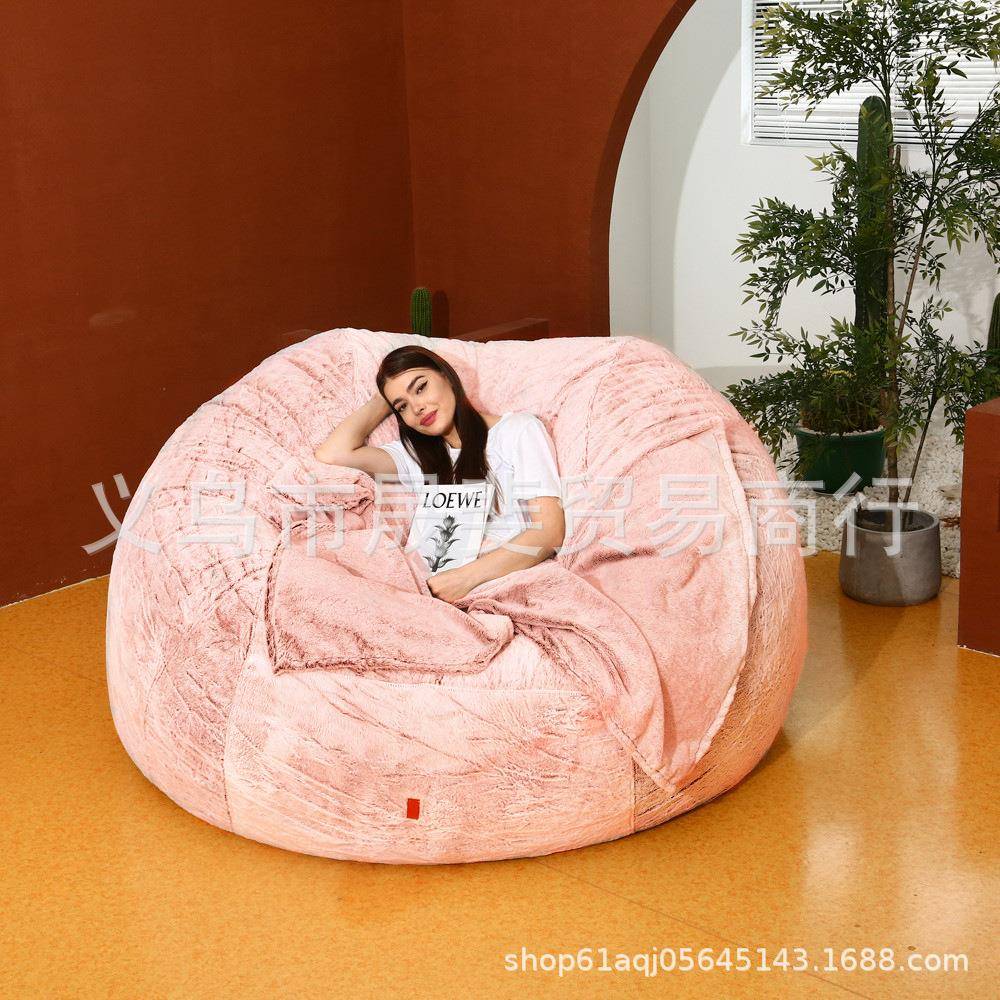 热销5FT6FT7FT懒人沙发豆包毛绒豆袋豆豆沙发直销